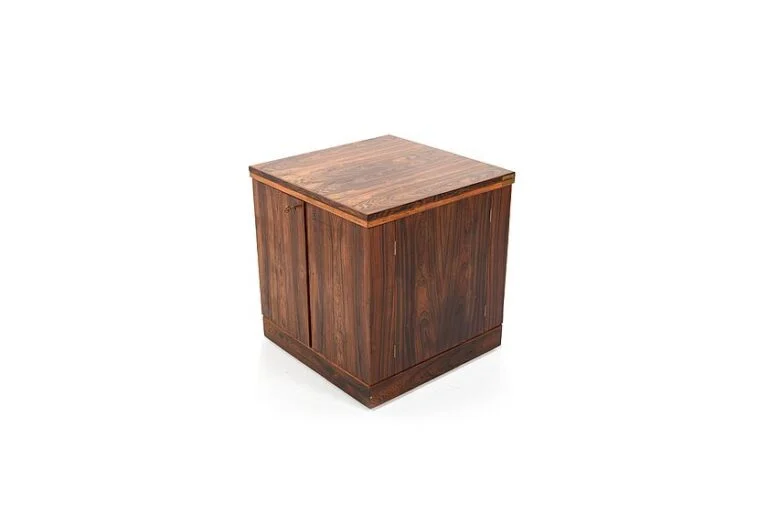Torbjørn Afdal for Bruksbo Cube Bar Cabinet, palisander, Torbjørn Afdal for Bruksbo