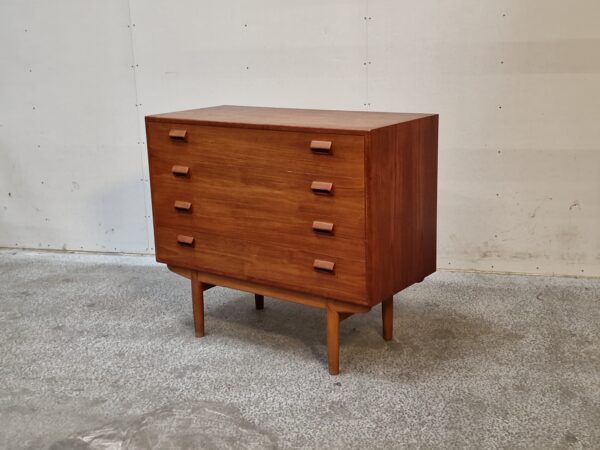 Kommode med fire brede skuffer, teak, Børge Mogensen #1