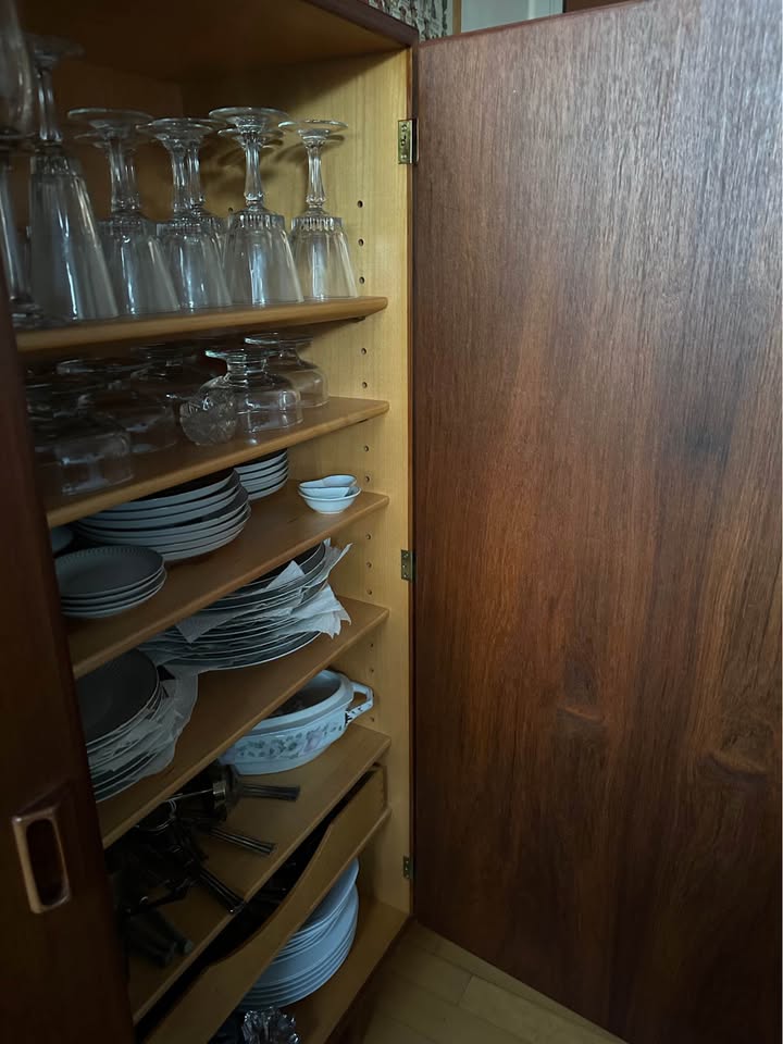 Dækketøjsskab, teak, Børge Mogensen