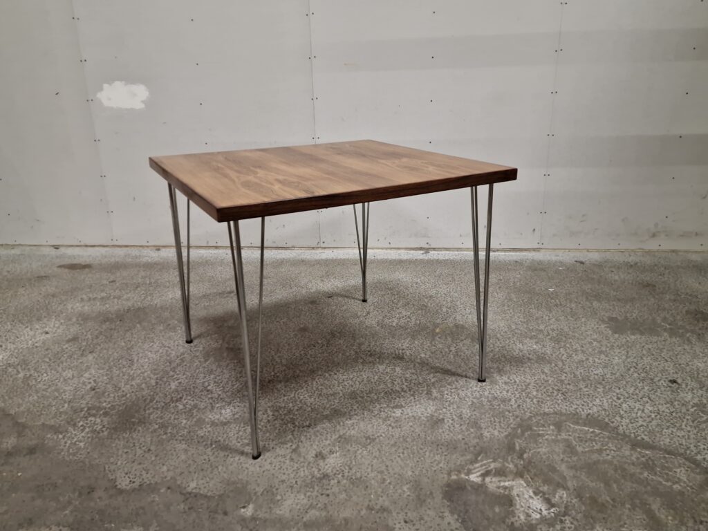 Kvadratisk spisebord i palisander, Fritz Hansen