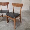 Fem assorterede spisestole. Mosbøl, Farstrup model 210