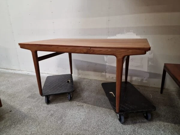 Spisebord med hollandsk udtræk, teak, Johannes Andersen