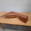Hjørne-sminkebord, teak — billede 4