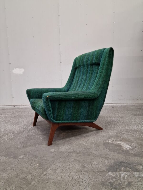 Folke Ohlsson “slap af” lænestol model 4410. Fremstillet hos Fritz Hansen.