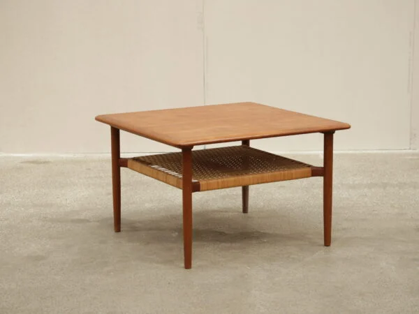 Sofabord, kvadratisk, flethylde, Kurt Østervig for Jason Møbler, model 214