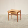Sybord med flet hylde, teak, Severin Hansen