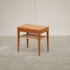 Sybord med flet hylde, teak, Severin Hansen