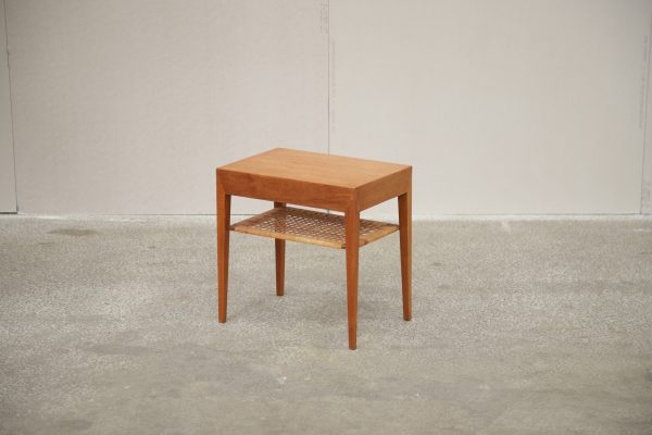 Sybord med flet hylde, teak, Severin Hansen