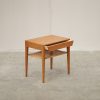 Sybord med flet hylde, teak, Severin Hansen