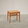 Sybord med flet hylde, teak, Severin Hansen