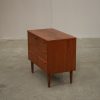 Lav bred kommode i teak