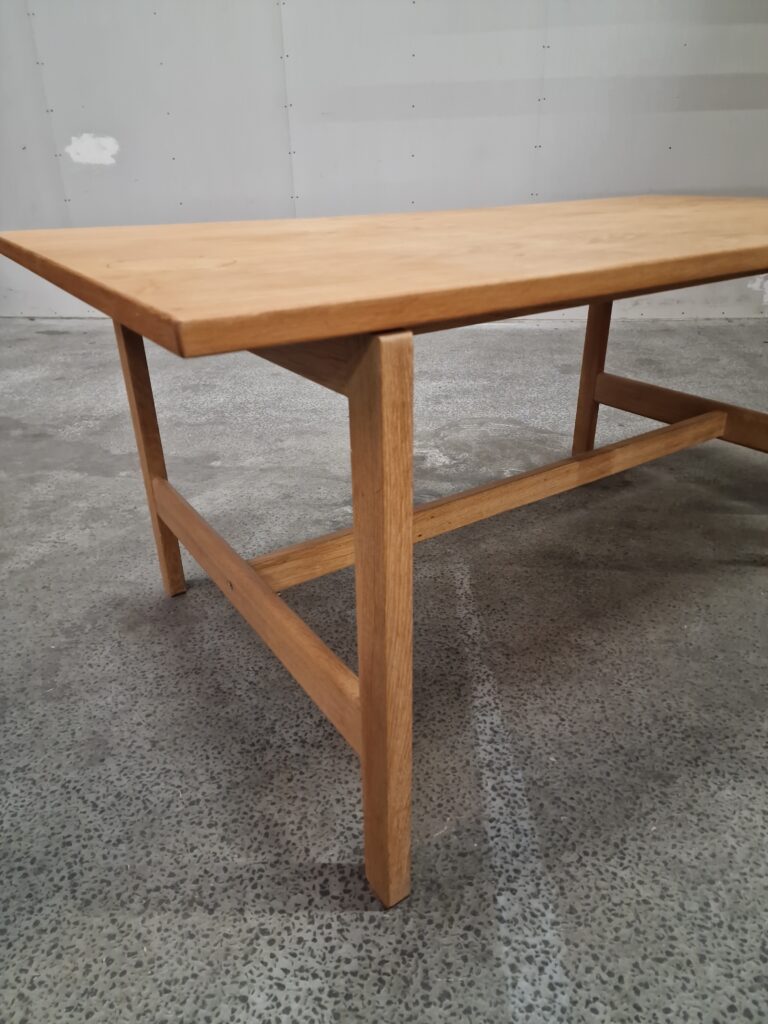 Wegner, Getama Arbejdsbord, massiv egetræ, Wegner Getama — billede 7