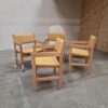 Wegner, Getama Fire armstole i massiv egetræ, Wegner, Getama — billede 2