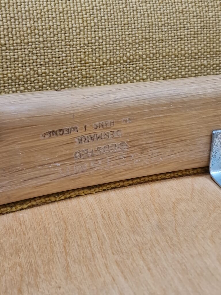 Wegner, Getama Fire armstole i massiv egetræ, Wegner, Getama — billede 3