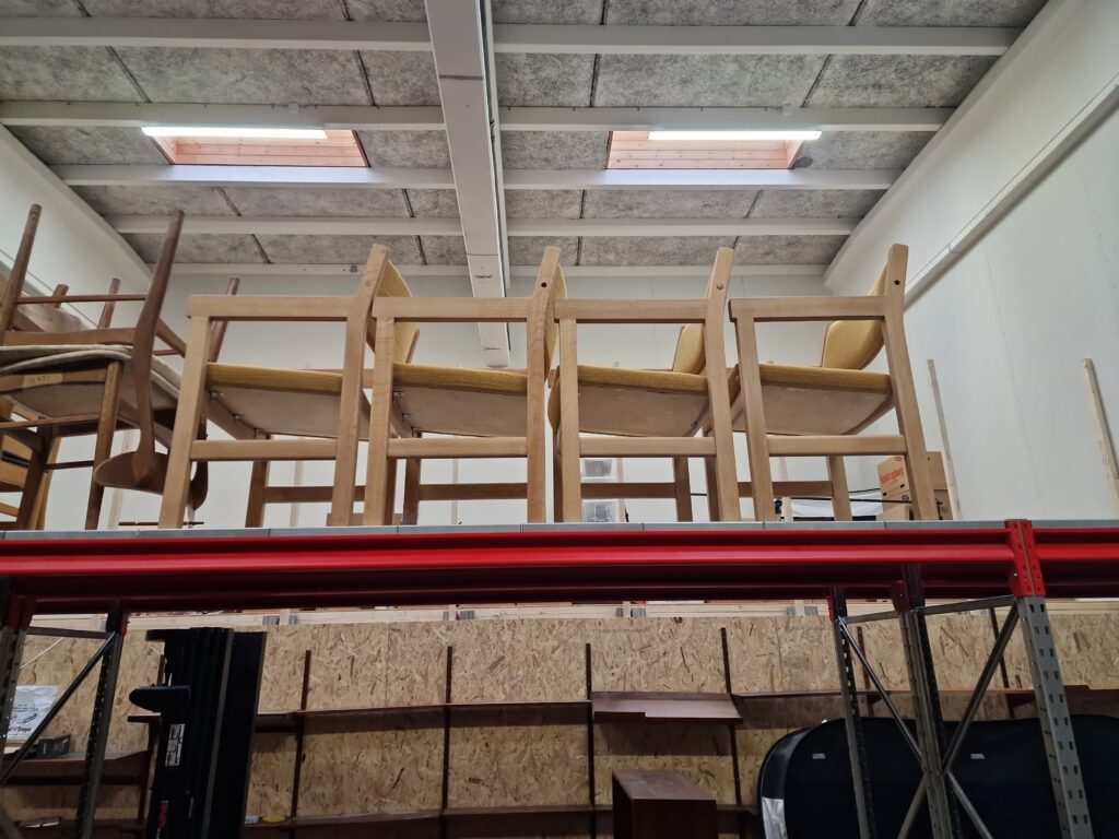 Wegner, Getama Fire armstole i massiv egetræ, Wegner, Getama — billede 7