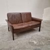 Hans Olsen Sofa, brun læder, Hans Olsen