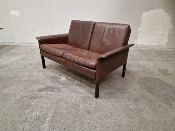 Hans Olsen Sofa, brun læder, Hans Olsen — billede 2