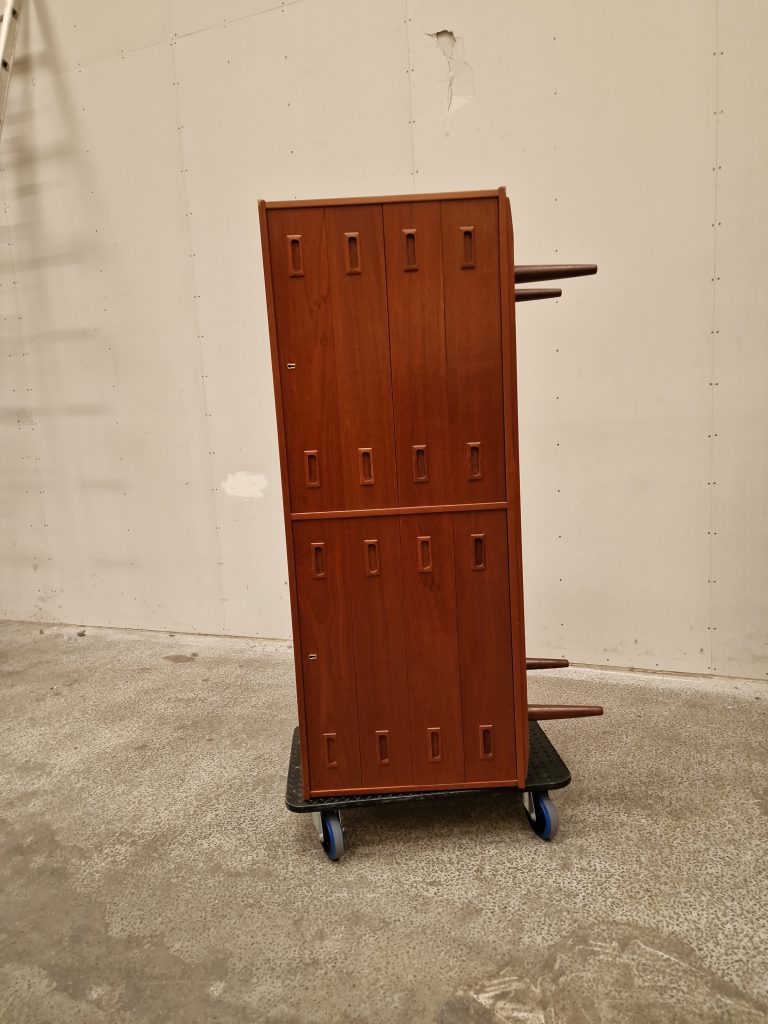 Dobbeltkommode, teak, 2×4 skuffer — billede 2
