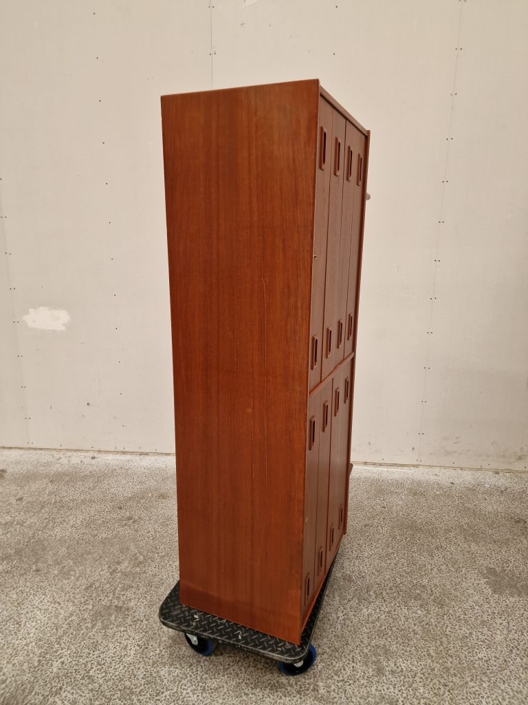 Dobbeltkommode, teak, 2×4 skuffer — billede 3