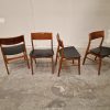 Falsled model 66 Fire spisestole, teak, Falsled model 66 — billede 2