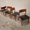 Falsled model 66 Fire spisestole, teak, Falsled model 66 — billede 4