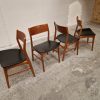 Falsled model 66 Fire spisestole, teak, Falsled model 66 — billede 3