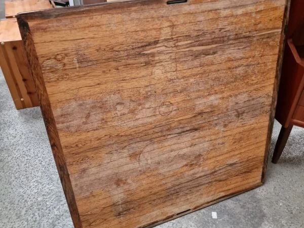 Hundevad Kvadratisk spisebord i palisander, med vendbar spilleplade, af Hundevad — billede 8