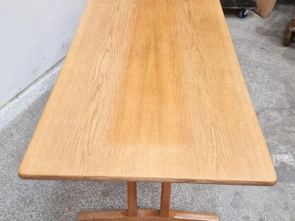 Børge Mogensen Børge Mogensen, Spisebord med shakerstel og tillægsplader, model C18, egetræ — billede 5