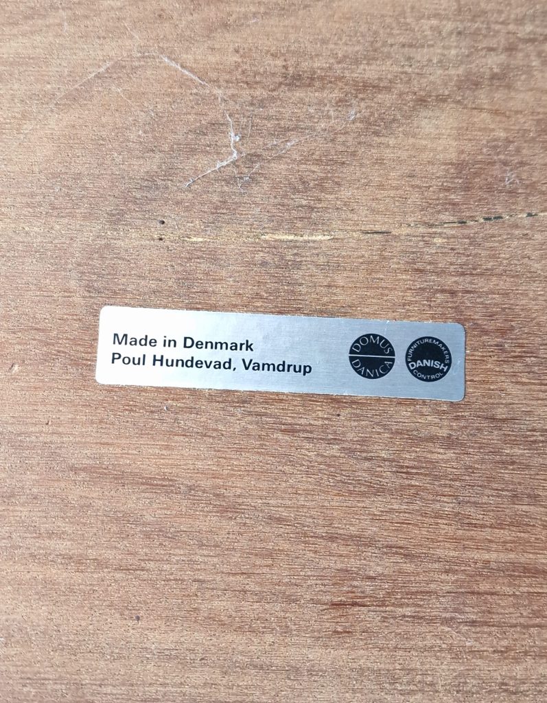 Poul Hundevad, Domus Danica Poul Hundevad. Bakkebord/serveringsvogn med udtræk, palisander — billede 2