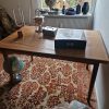 Spisebord i teak med hollandsk udtræk