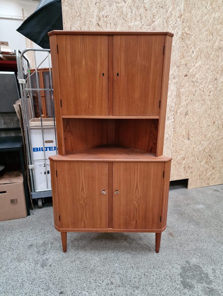 Hjørneskab, teak — billede 6