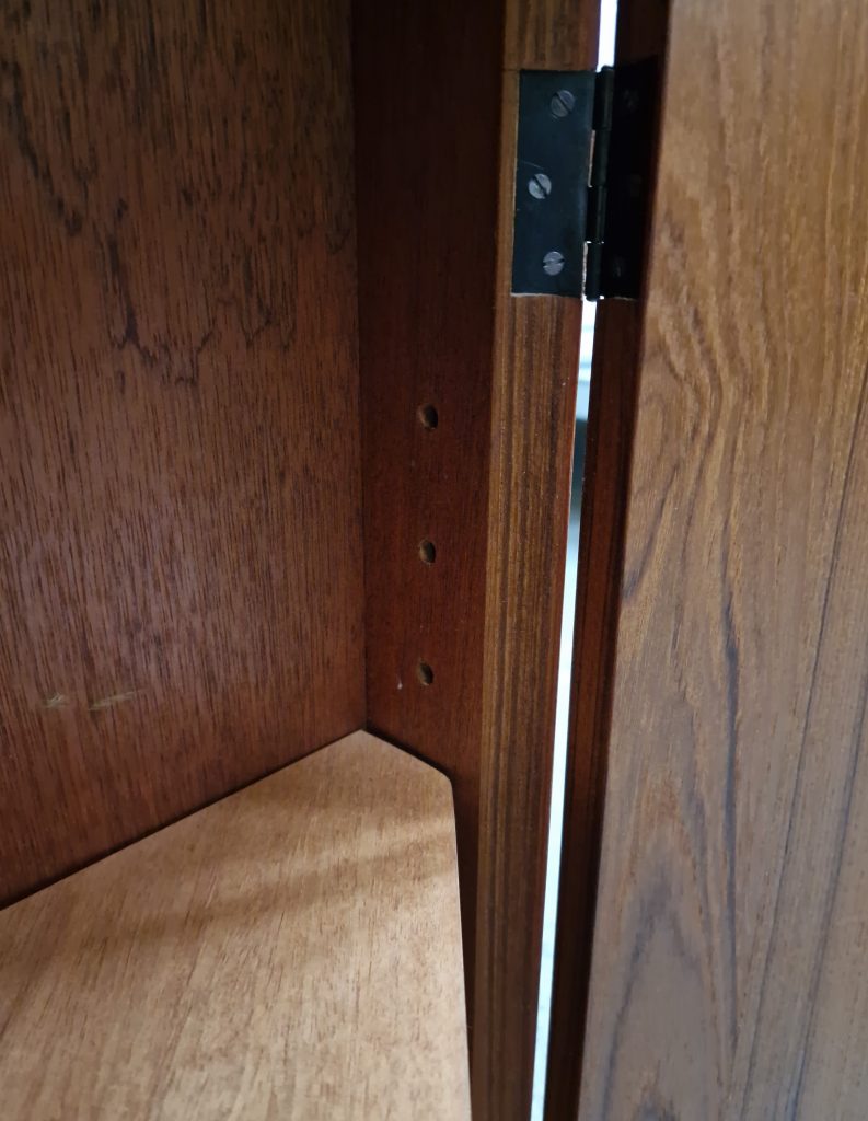 Hjørneskab, teak — billede 7