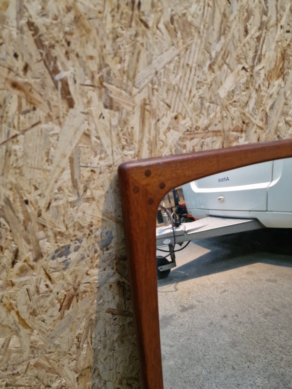 Stort spejl, teak