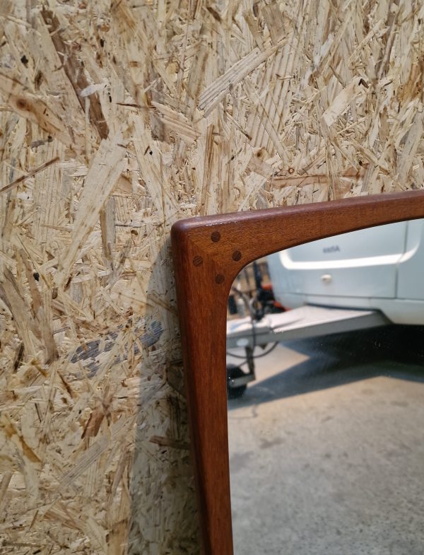 Stort spejl, teak