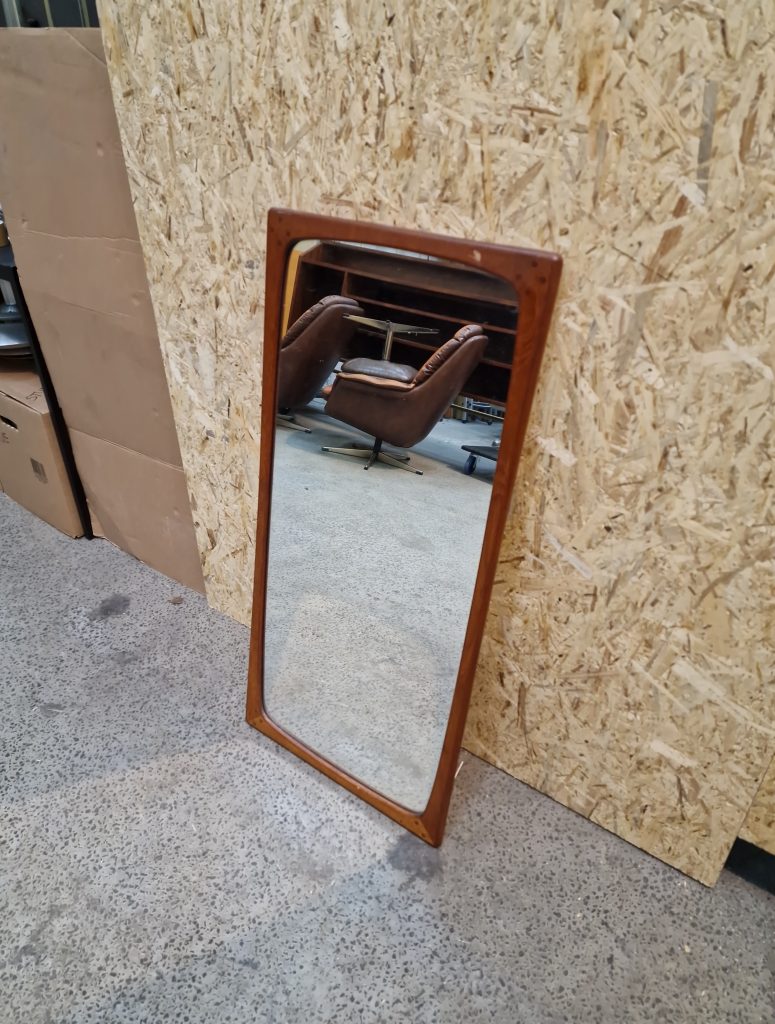 Stort spejl, teak — billede 6