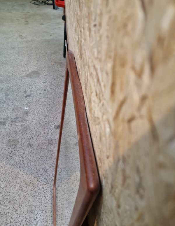 Stort spejl, teak