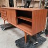 Omann Jr model 18 Lang lav skænk, skuffer og skydelåger, teak, Omann Jr model 18 — billede 7