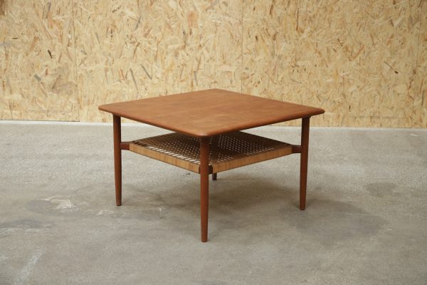 Sofabord, kvadratisk, flethylde, Kurt Østervig for Jason Møbler, model 214
