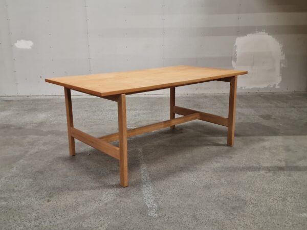 Arbejdsbord, massiv egetræ, Wegner Getama