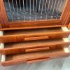 Hjørneskab, teak, glasdør — billede 2