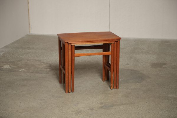Indskudsborde, teak