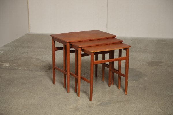 Indskudsborde, teak