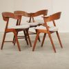 Tre spisestole i massiv teak, Kai Kristiansen model 32 — billede 2