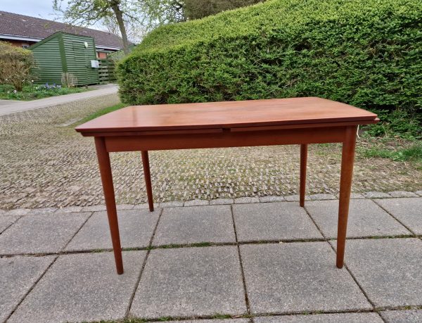 Spisebord, teak, hollandsk udtræk