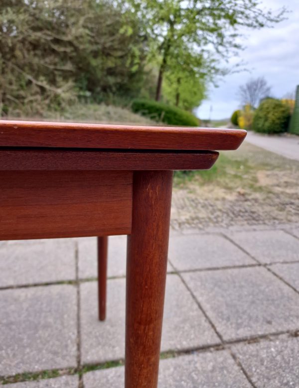 Spisebord, teak, hollandsk udtræk
