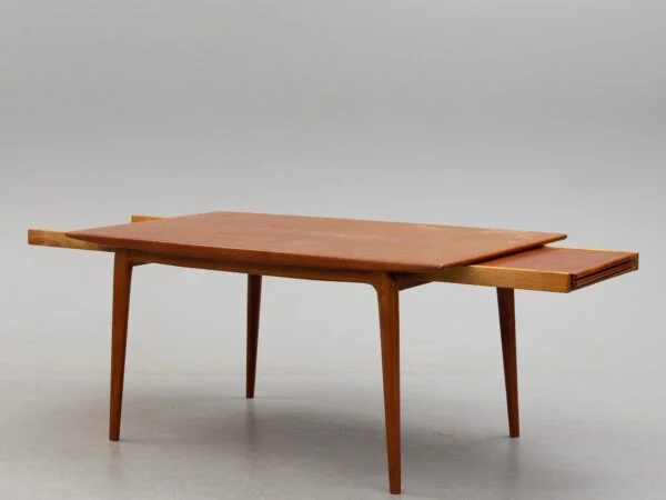 Alfred Christensen model 371/Boomerang Spisebord med tillægsplader, teak, Alfred Christensen model 371/Boomerang — billede 6