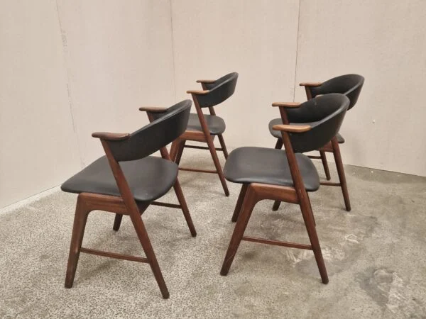 Kai Kristiansen model 32 Fire (fem) spisestole i palisander, Kai Kristiansen model 32 — billede 2