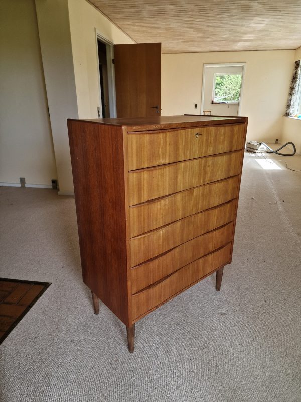 Kommode, teak, tallboy