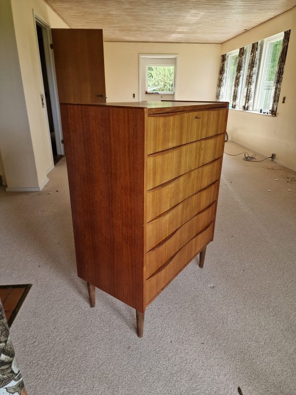 Kommode, teak, tallboy