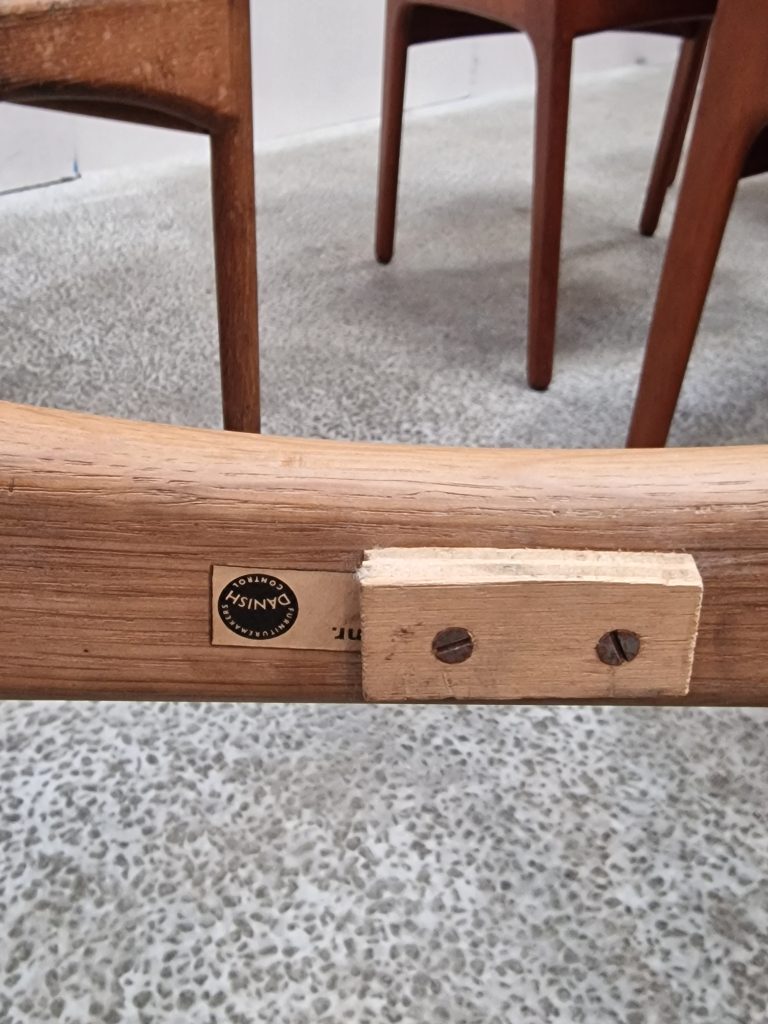 Kristian Vedel model Modus Fire spisestole, egetræ, Kristian Vedel model Modus — billede 12